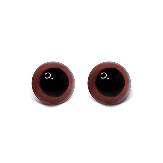 12 Pack: 18mm Craft Eyes with Plastic Washers by Loops & Threads™